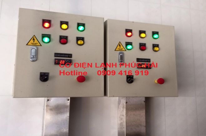 TỦ ĐIỆN ĐIỀU KHIỂN KHO LẠNH CÔNG TY PHÚC HẢI 