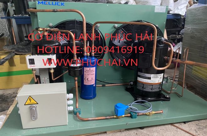 CỤM MÁY NÉN DÀN NGƯNG MELUCK 